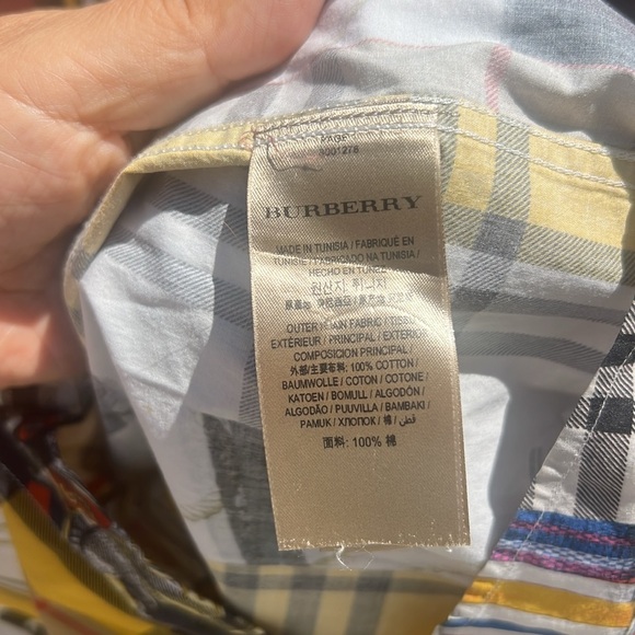Burberry London Chester Mixed Printed Button Shirt.size Xl.💛 - Picture 8 of 16